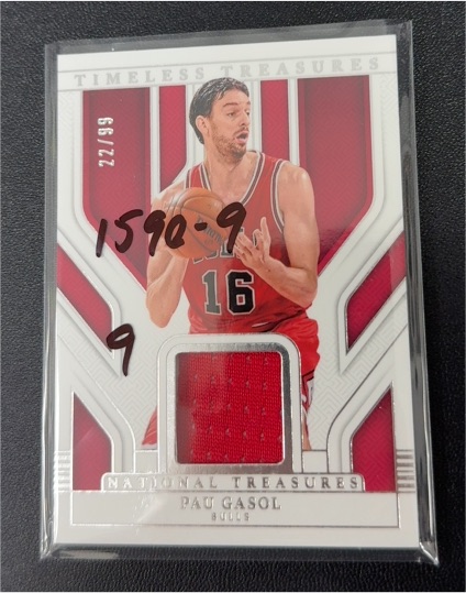 2024 Panini National Treasures Timeless Treasures #72 Pau Gasol — front