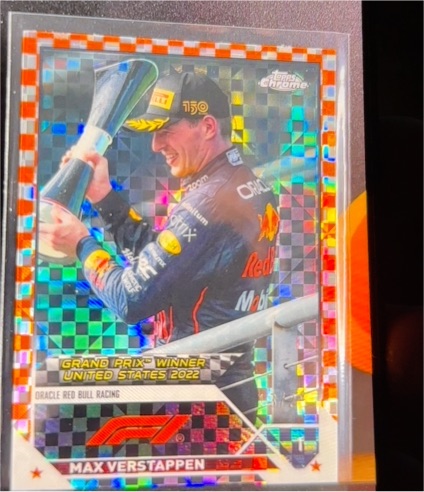 2023 Topps Chrome Formula 1 #162 Max Verstappen — front