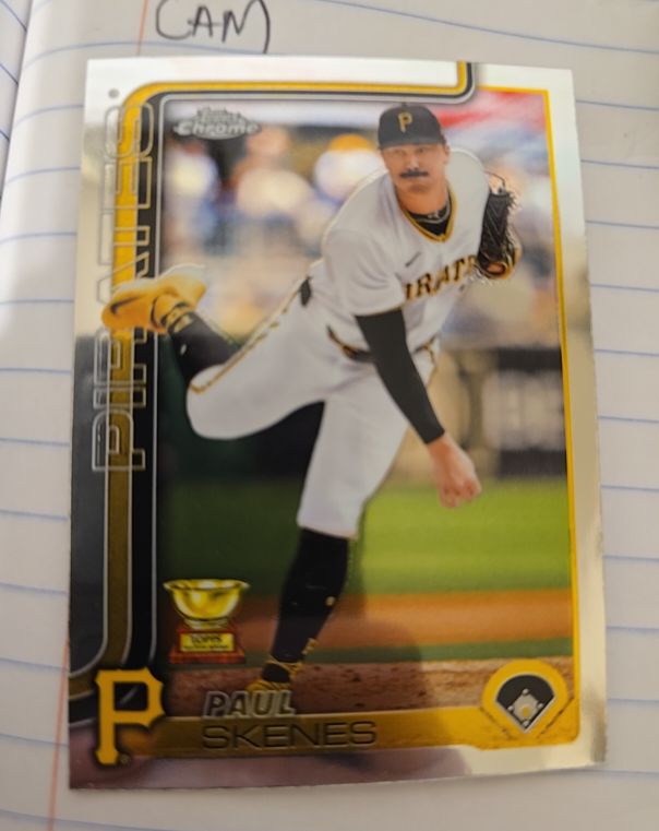 2025 Topps Chrome #300 Paul Skenes — front