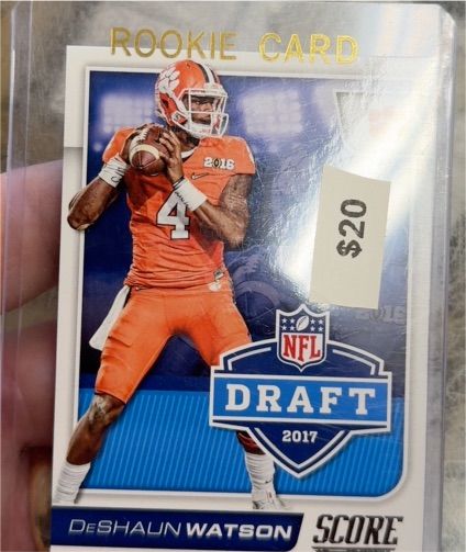 2017 Panini Score NFL Draft #3 Deshaun Watson — front