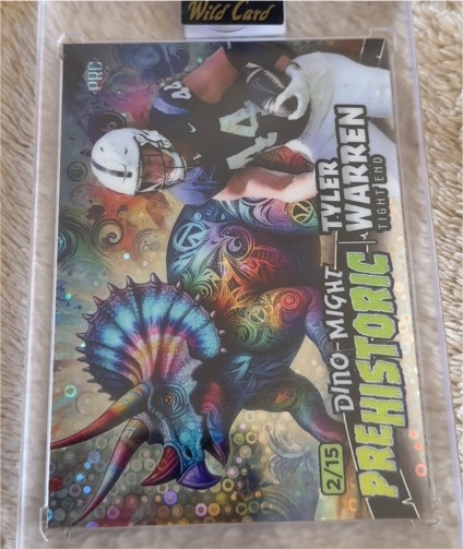2024 Wild Card Prehistoric #2 Tyler Warren — front
