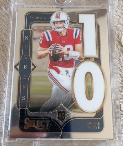 2024 Panini Select #20 Drake Maye Select Numbers — front