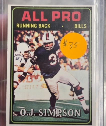 1974 Topps #130 O.J. Simpson — front