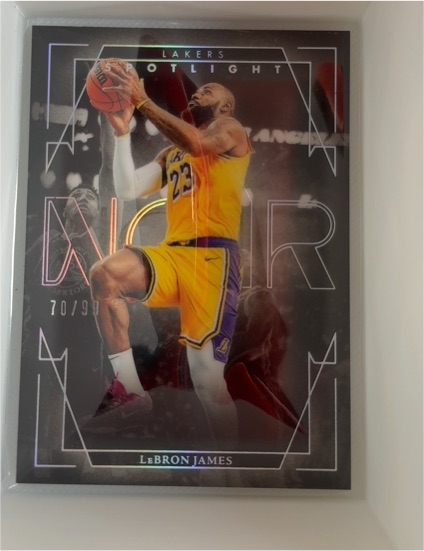 2023 Panini Noir #70 LeBron James — front