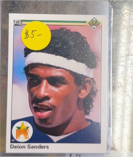 1990 Upper Deck #13 Deion Sanders — front
