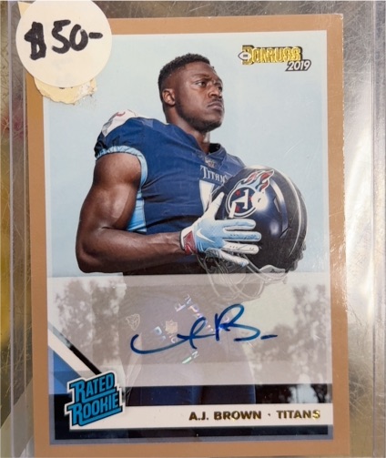 2019 Panini Donruss #314 A.J. Brown Rated Rookie — front