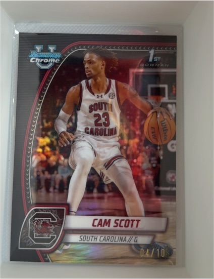 2024-25 Bowman Chrome University #13 Cam Scott — front