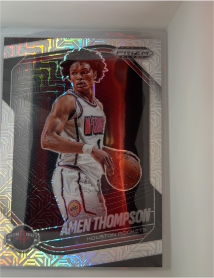 2024-25 Panini Prizm Black #76 Amen Thompson — front