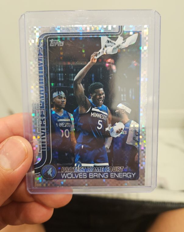 2025-26 Topps Protect Home Court #287 Anthony Edwards — front