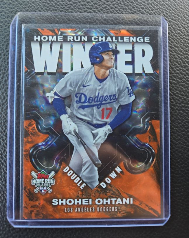2024 Topps Shohei Ohtani Home Run Challenge Double Down September Winner #/336 — front