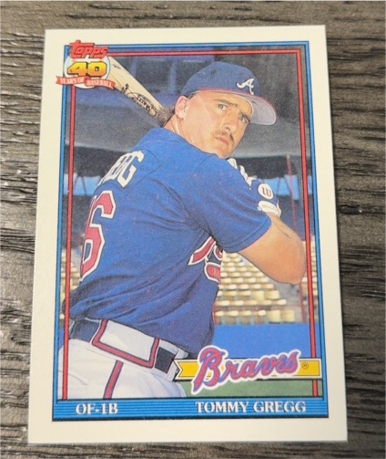 1991 Topps #742 Tommy Gregg — front