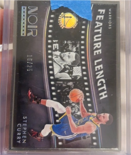 2023-24 Panini Noir Feature Length #260 Stephen Curry — front