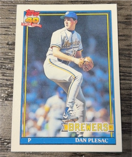 1991 Topps #146 Dan Plesac — front
