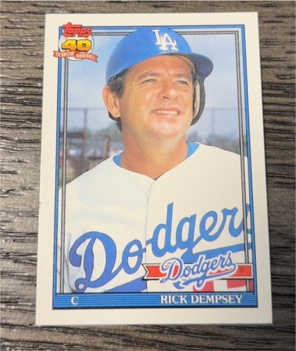 1991 Topps #427 Rick Dempsey — front