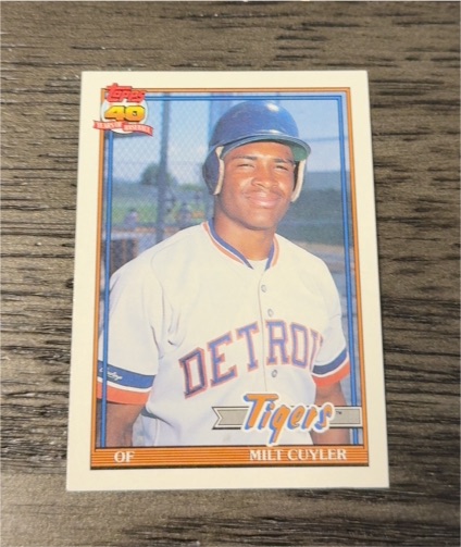 1991 Topps #684 Milt Cuyler — front