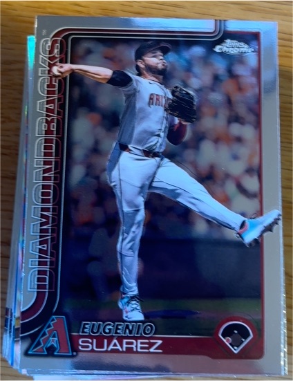 2025 Topps Chrome #48 Eugenio Suarez — front