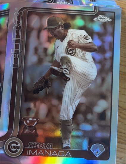 2025 Topps Chrome #149 Shota Imanaga Sepia Refractor — front