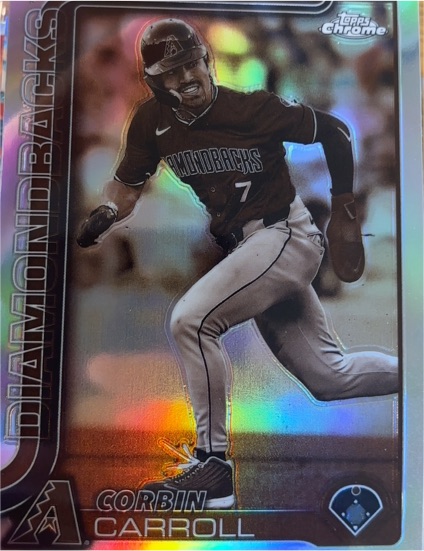 2025 Topps Chrome #268 Corbin Carroll — front