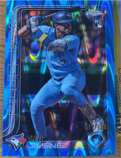 2025 Topps Chrome #276 Leo Jimenez — front