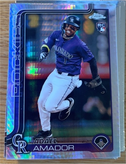 2025 Topps Chrome #255 Adael Amador — front