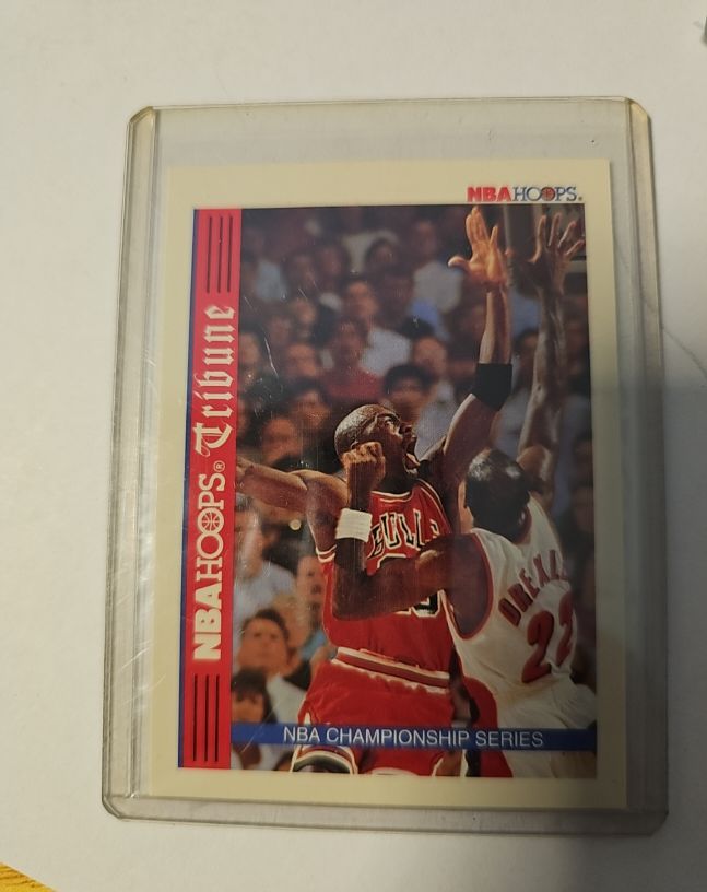 1992-93 SkyBox NBA Hoops Tribune #TR1 Michael Jordan NBA Championship Series — front