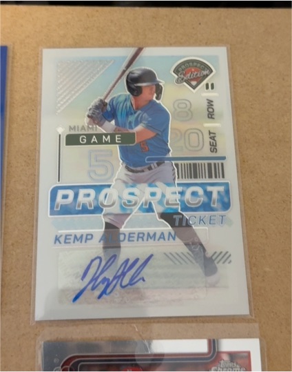 2024 Panini Prospect Edition #5 Kemp Alderman — front