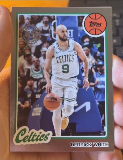 2025-26 Topps #80BK-43 Derrick White 1980-81 Topps Basketball — front
