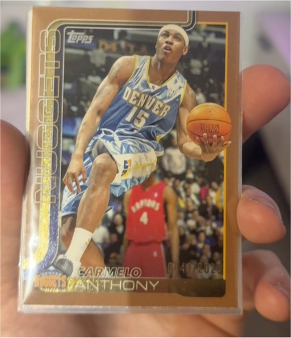 2025-26 Topps #256 Carmelo Anthony — front
