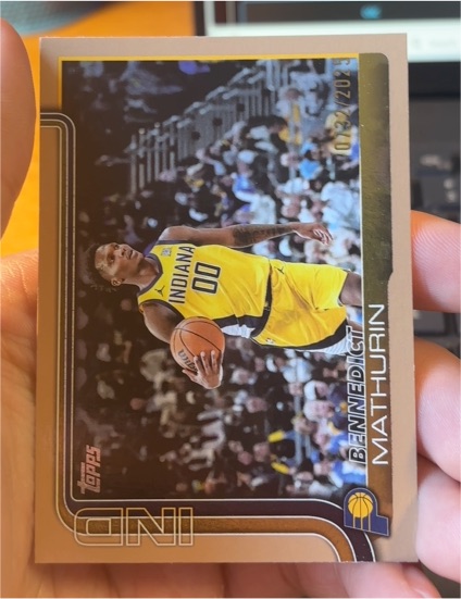 2025-26 Topps #48 Bennedict Mathurin — front