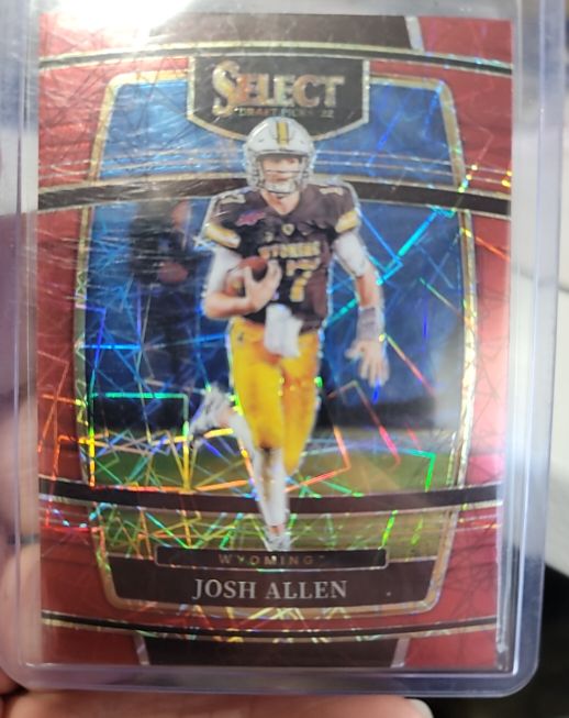 2022 Panini Select Draft Picks #100 Josh Allen Wyoming Cowboys — front