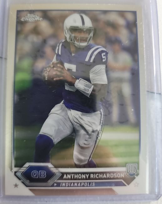 2023 Topps Composite Topps Chrome #3 Anthony Richardson Rookie Card — front