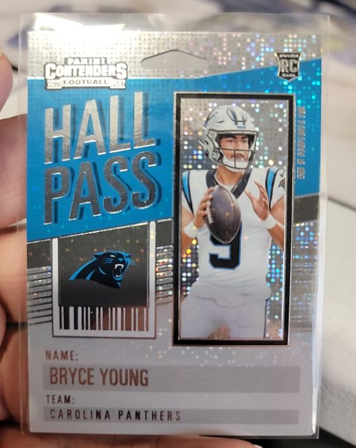 2023 Panini Contenders Hall Pass #23 Bryce Young — front