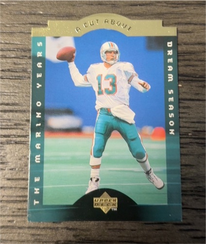 1996 Upper Deck A Cut Above #CA2 Dan Marino — front