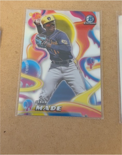2025 Bowman Chrome #MM-16 Jesus Made Melt Mashers — front