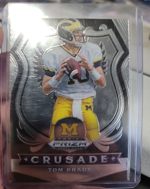 2020 Panini Prizm Draft Picks #100 Tom Brady Crusade — front