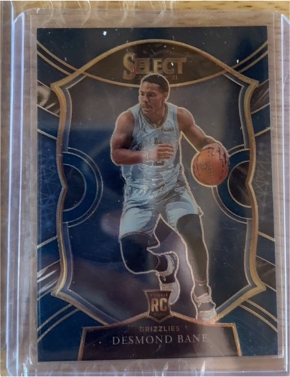 2020-21 Panini Select #90 Desmond Bane Concourse Rookie RC — front