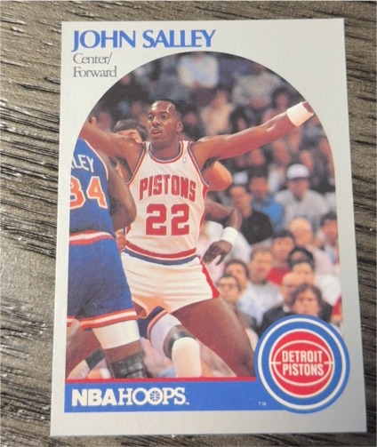 1990-91 NBA Hoops #110 John Salley — front