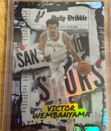 2025-26 Topps Daily Dribble #DD-11 Victor Wembanyama — front