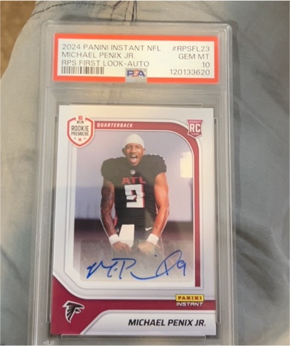 2024 Panini Instant NFL #RPSFL23 Michael Penix Jr. — front