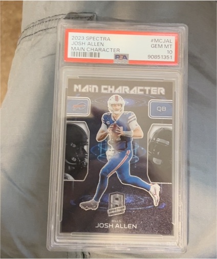 2023 Panini Spectra Main Character #MCJAL Josh Allen — front