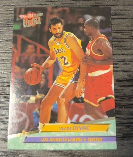 1992-93 Fleer Ultra #90 Vlade Divac — front