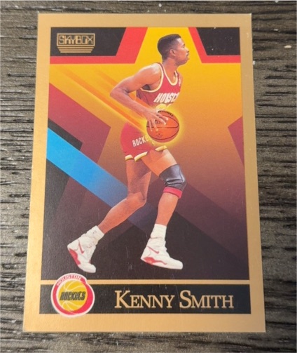 1990-91 SkyBox #385 Kenny Smith — front