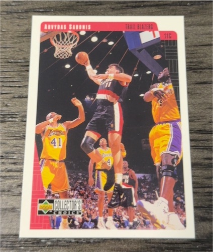 1997-98 Upper Deck Collector's Choice #116 Arvydas Sabonis — front