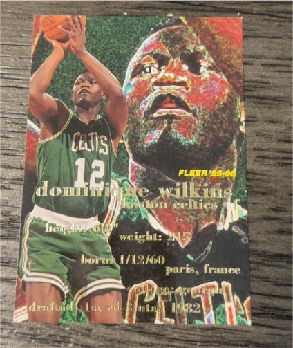 1995-96 Fleer #13 Dominique Wilkins — front