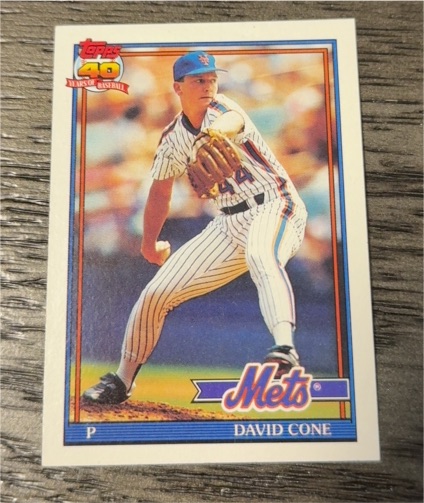 1991 Topps #680 David Cone — front