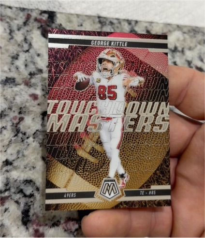 2025 Panini Mosaic Touchdown Masters #14 George Kittle — front