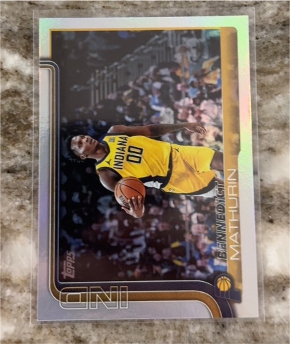 2025-26 Topps #48 Bennedict Mathurin — front