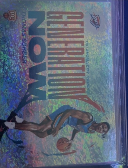 2025-26 Topps #GN-15 Thomas Sorber Generation Now Holo Foil — front