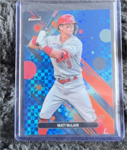 2025 Topps Finest #57 Matt McLain — front