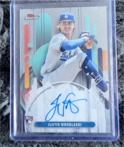 2025 Topps Finest #FA-JWR Justin Wrobleski — front
